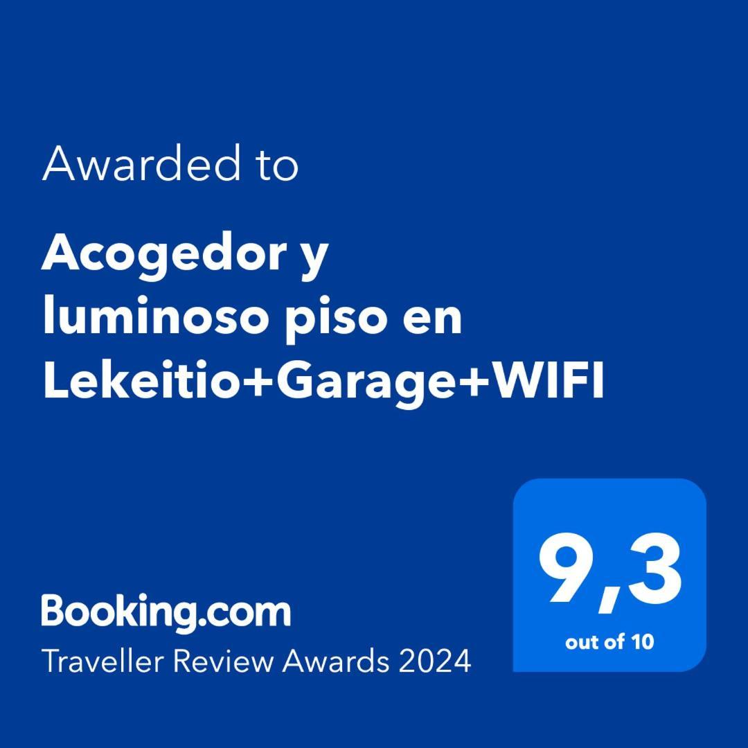 Apartamento Lekeitio, Garaje Y Wifi Exterior foto